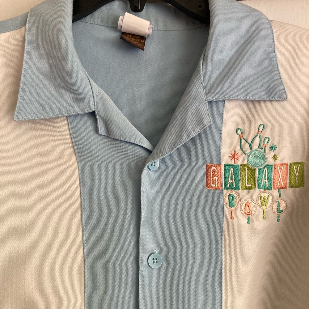 Universal Studios Cabana Bay Beach Resort Galaxy Bowl Bowling π³ Shirt, Sz M - Picture 4 of 12